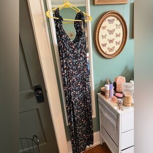 Floral Sleeveless Maxi Dress